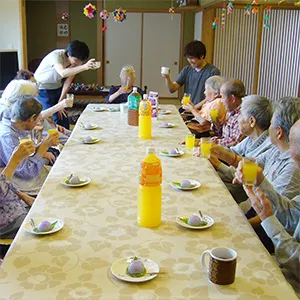 高齢者施設の会食会