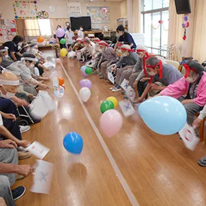 高齢者施設のレクリエーション活動